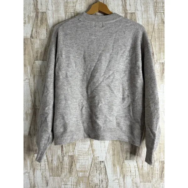 H&M Sweater Women's‎ M Lightweight Pullover Mottled Knit Soft Wool Blend - Image 2
