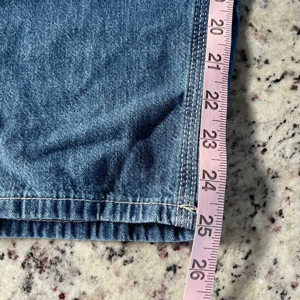 Free People Chloe Baby Barrel Jeans Women Small Blue Boho Elastic Back Cotton‎ - Image 12