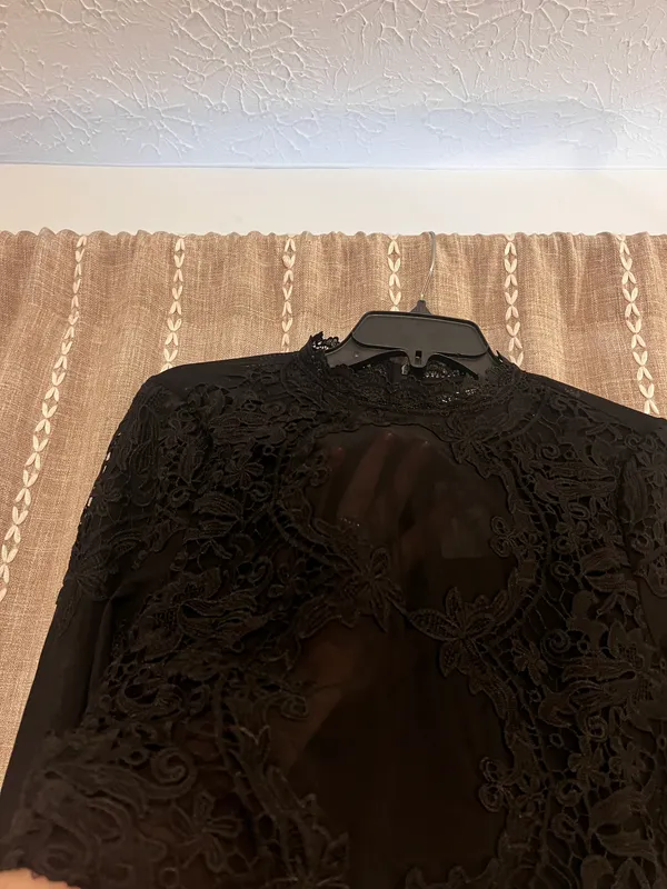 Windsor Lace And Mesh Top - Image 2