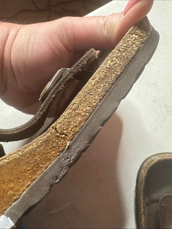Birkenstock Gizeh Brown Birko-Flor Toe Post Sandals Sz 41 US10-10.5 Regular Wide - Image 14