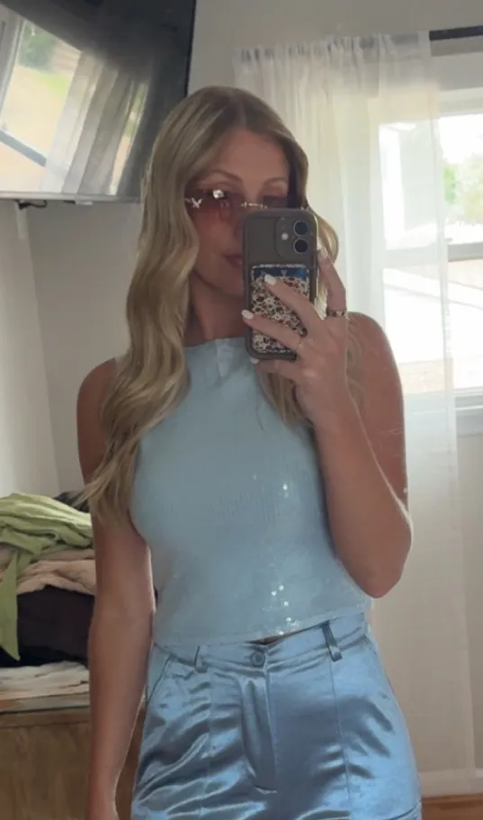 Blue Sparkly Top - Image 2
