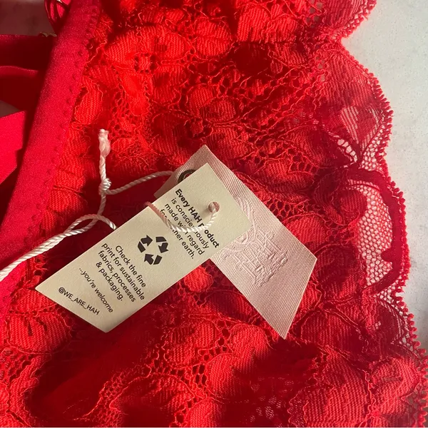 NWT Free People + We are Hah‎ Don’t Cross Me Halter in Blood Orange - Image 4