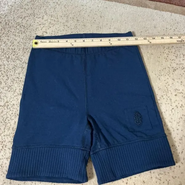 Free People Movement Victory Biker Shorts Yoga Navy Blue Ribbed Hem XS OB2049022 - Image 2