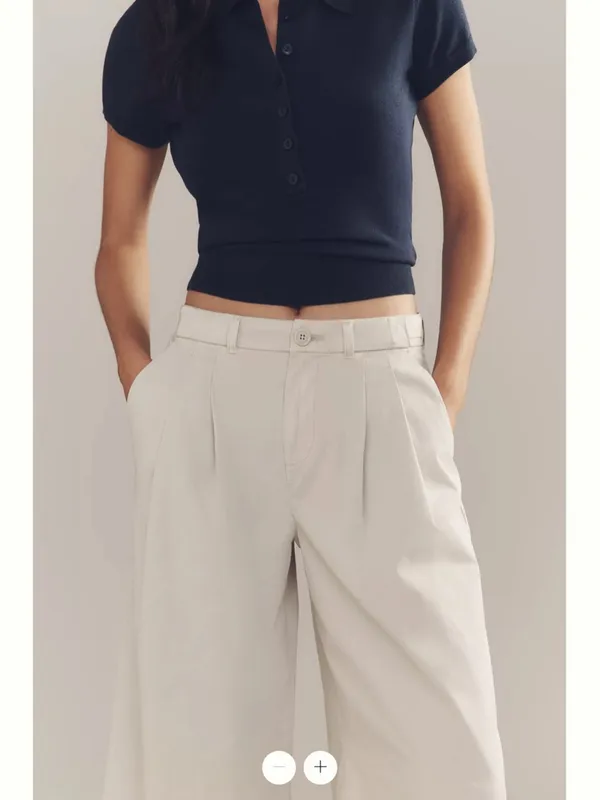 By Anthropologie Low-Rise Pleated Wide-Leg Trousers - Image 5