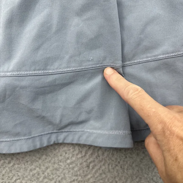 Lululemon Pace Rival Skirt Skort Chambray Blue Athletic Athleisure Tennis 14 - Image 2