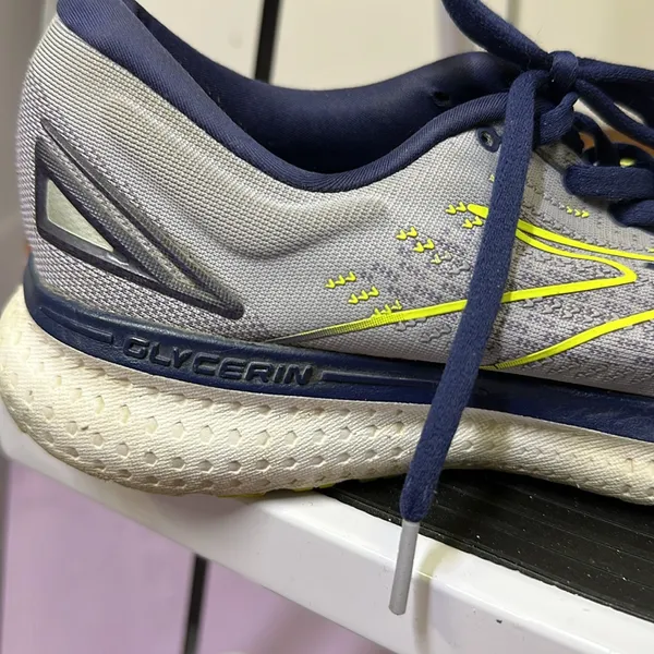Brooks Glycerin 19 Light Purple Blue Nightlife Running Shoes Womens 8 - Image 7
