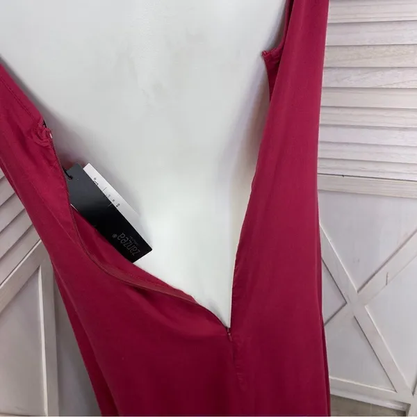 Zanzea‎ Maxi Slip Dress Maroon Red 12 Sleeveless - Image 9