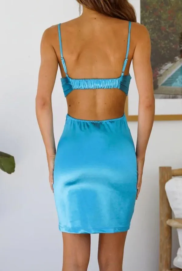 Hello Molly | Life In The Sky Dress Blue - Image 6