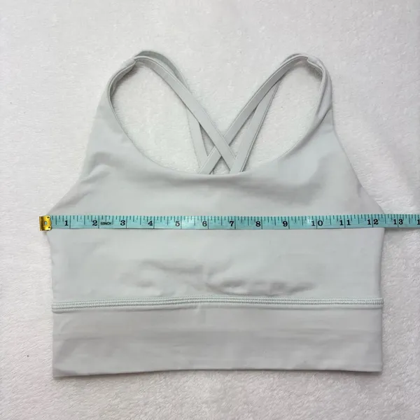 Lululemon Strappy Back Crop‎ Sports Bra Top Yoga Size 4 - Image 12