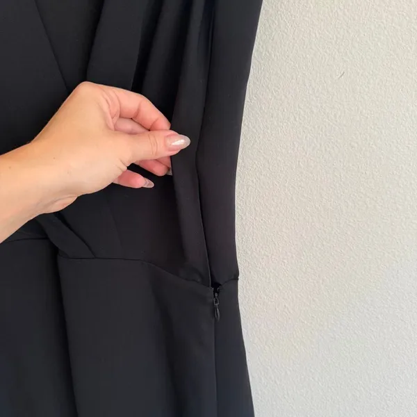 Aritzia Babaton Drape Front Faux Wrap Office Career Phoenix Dress Size 4 Small - Image 4