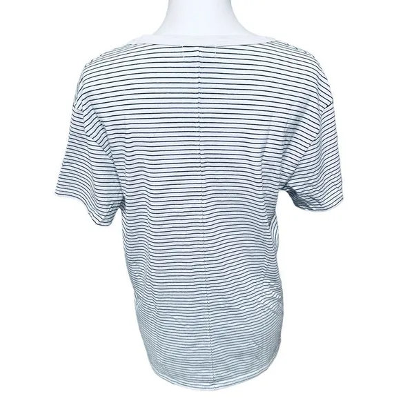Adriano Goldschmied Striped T-Shirt Sz M - Image 5