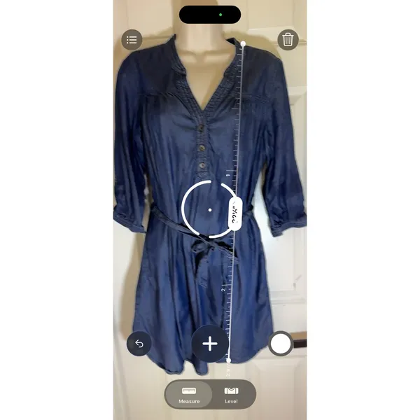 Gap Indigo Chambray Tie-Waist Dress |‎ 100% Cotton | Fall 2012 | Size M - Image 6