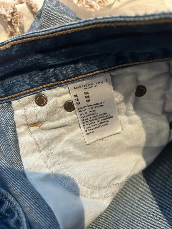 Baggy Boyfriend Jean Shorts American Eagle - Image 2