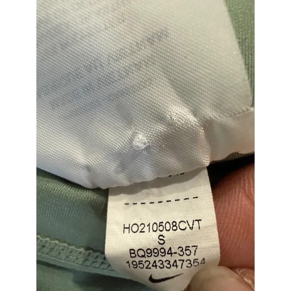 Nike Dri-FIT One‎ Women High Waisted Leggings Sage Green BQ9994-357 Small - Image 6