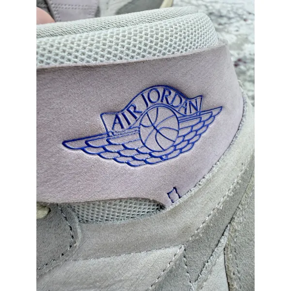 Nike Women's Air Jordan 1 Zoom CMFT Light Smoke Grey and Barely Grape Size 6.5 - Image 9