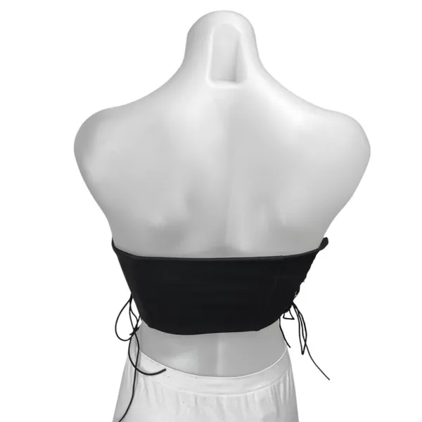 Princess Polly Black Sleeveless Strapless Bandeau Corset Cami Crop Tank Top Sz 6 - Image 3