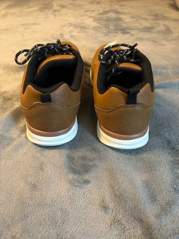 Falls Creek Men's Casual Lace-Up Sneakers in Juno Brown Size 9 - Image 7