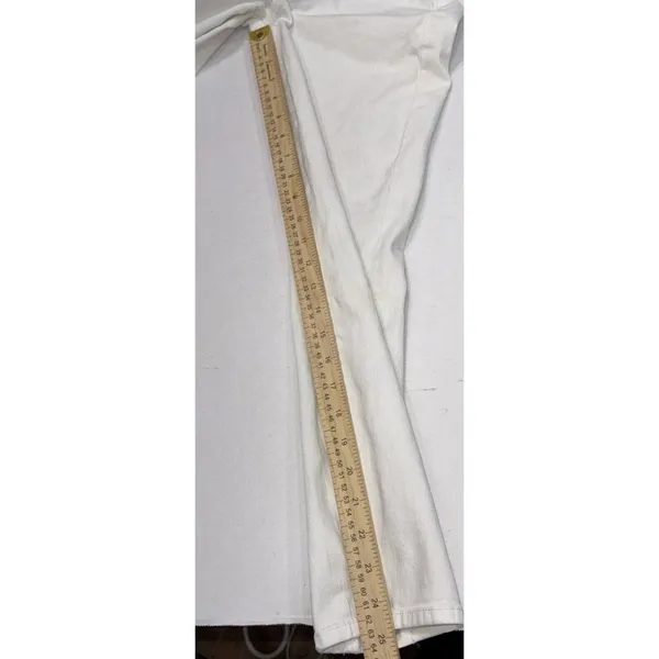 Mother The Looker Crop White Preppy Designer‎ Classic Skinny Jeans 27 - Image 13