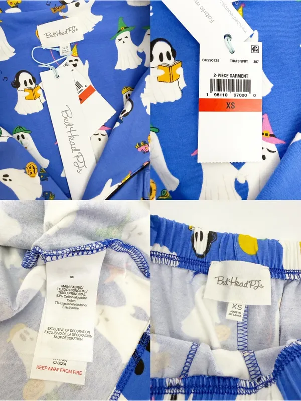 Bedhead PJs X Anthropologie That’s The Spirit Ghost Halloween Classic Jersey Set - Image 16