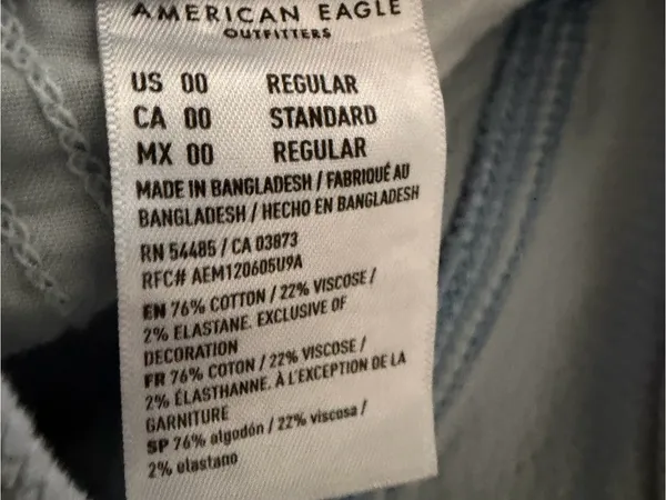 American Eagle Light Blue Cargo Wide-Leg Pants - Image 5