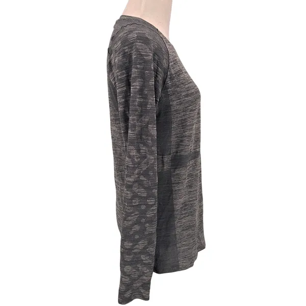 Kari Traa Marit Long Sleeve Grey Athletic Top T-Shirt Size Medium - Image 6