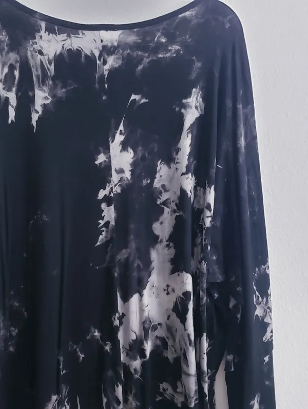 Vocal Laser Cut Tie Dye Long Sleeve Top - Image 8