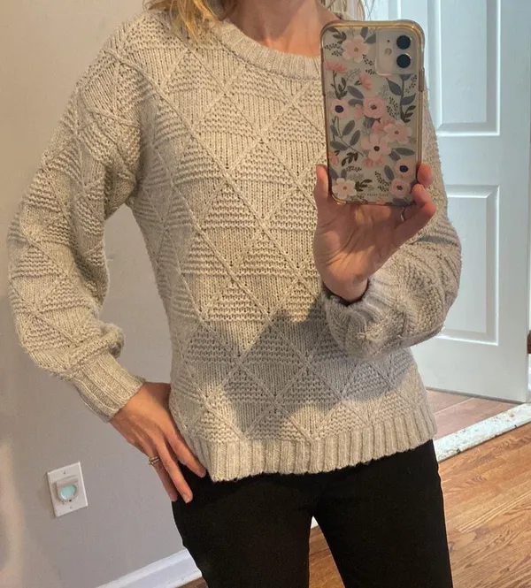 American Eagle Grey Sweater -NWT - Image 2