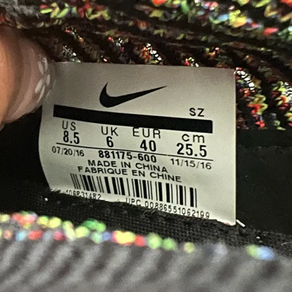 Nike EUC  Air Max Thea Ultra Flyknit Multicolor - Image 7