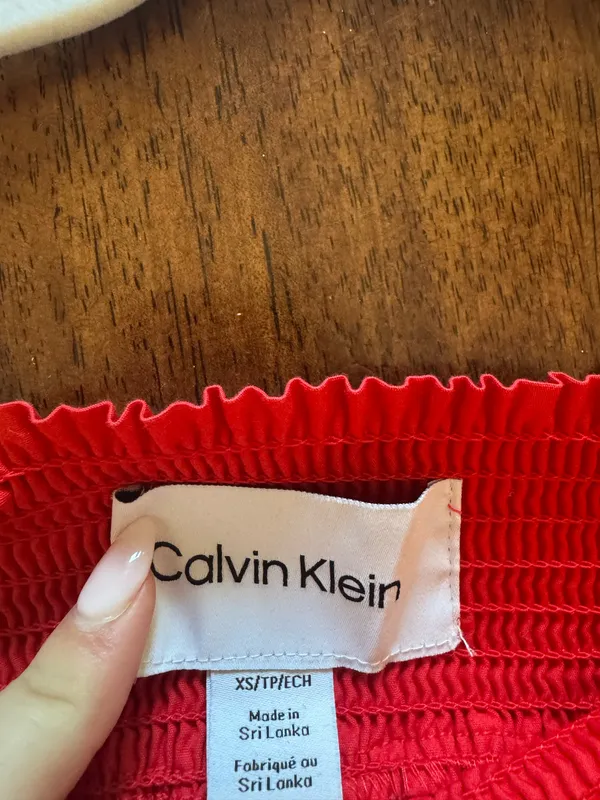 Calvin Klein Red maxi skirt - Image 2