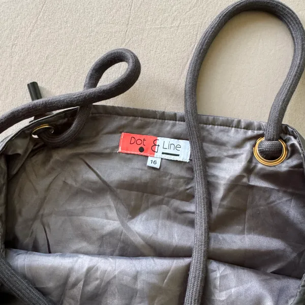 Quilted Puffer Overall Dress Gray - Image 6