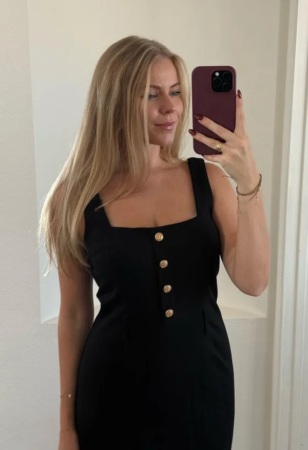 Karen Millen black midi dress  - Image 3