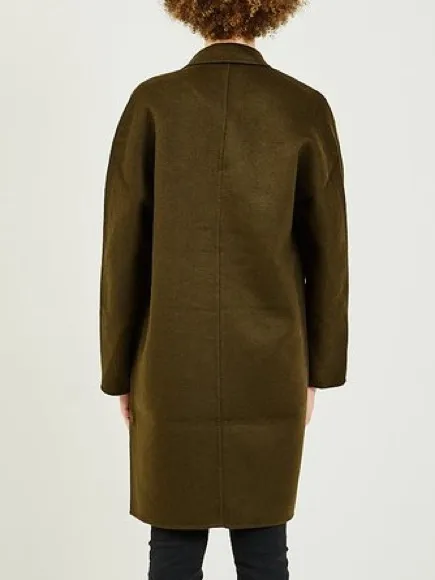Rails Everest Coat Olive Wool Blend Oversized Large - Image 2