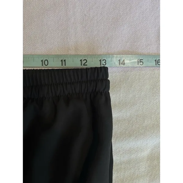 Strapless‎ Jumpsuit Black Size M/L Chiffon Elastic/Tie Pockets Zippers - Image 5