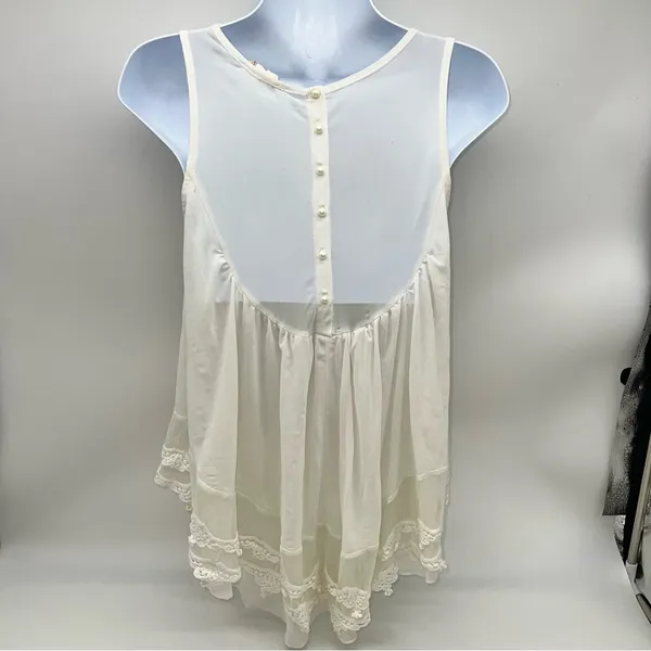 Altar'd State Cream Lace Blouse - Image 7