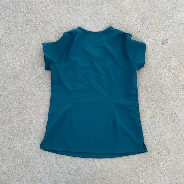 FIGS Caribbean Blue Scrub Top - Image 2