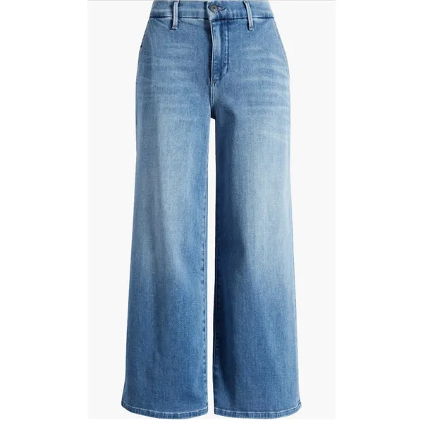 Le Jean Jude High Waist Wide Leg Trouser Jeans Denim Size 29 - Image 3