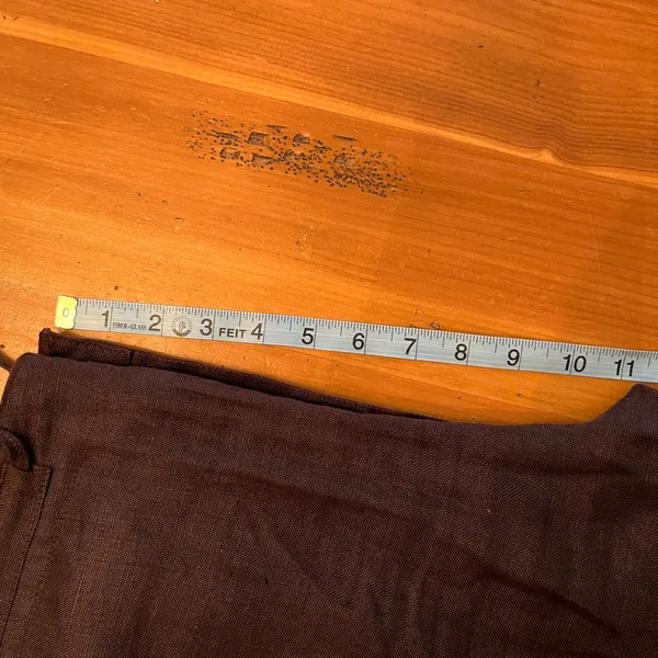 Koko Buns Women's Brown Wide‎ Straight Leg Drawstring Pants Size Medium - Image 5