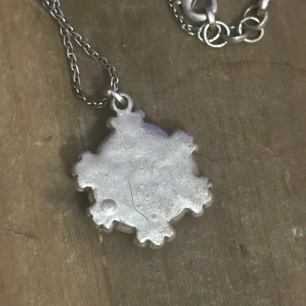 Lucky Brand Black Druzy Stone Pendant Necklace - Image 4