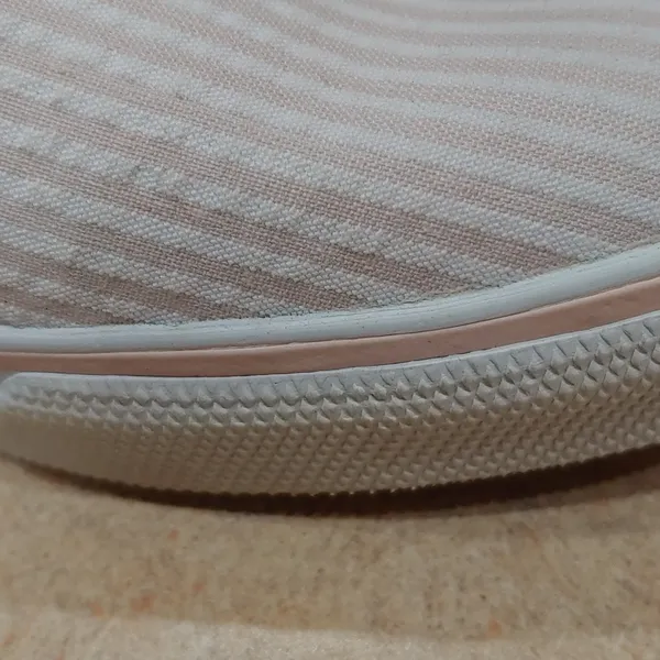 Sperry Top-Sider size 9 1/2 pale pink & white stripe NWOT - Image 11