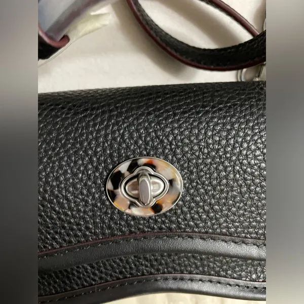 NWT Coach Coachtopia Leather Micro Wavy Dinky Bag n Black - Image 14