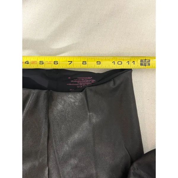 Commando Faux leather lined leggings size medium - Image 7