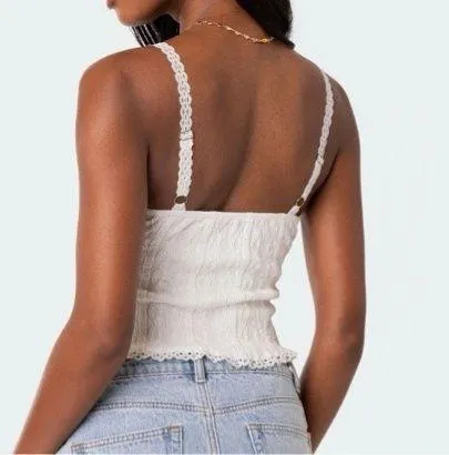 Lacey Knit Tank Edikted - Image 2