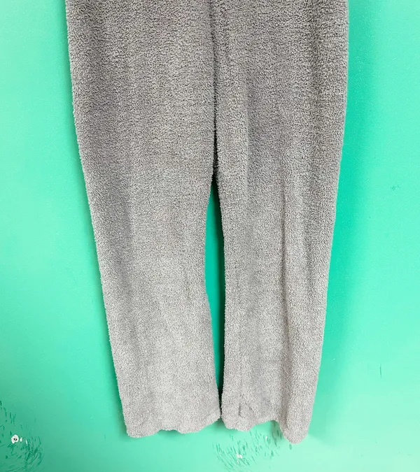 PINK Victoria’s Secret Purple Sherpa Flared Lounge Pants - Image 4