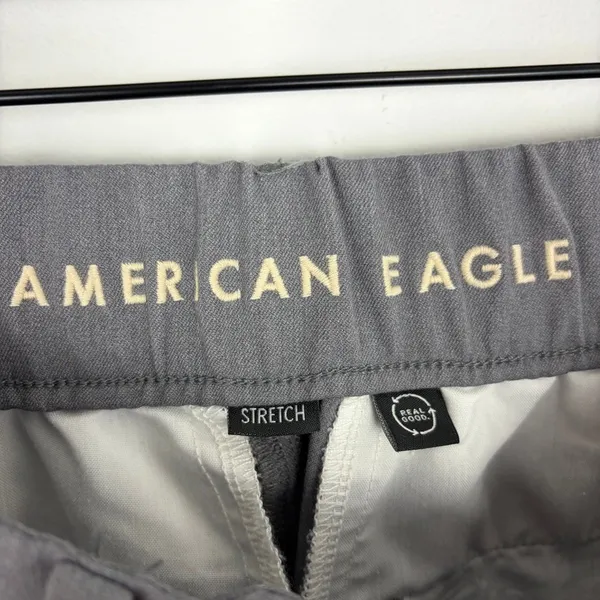 American Eagle‎ Stretch Poppy Trouser Pleated Wide Leg Pants Career Size 000 - Image 9