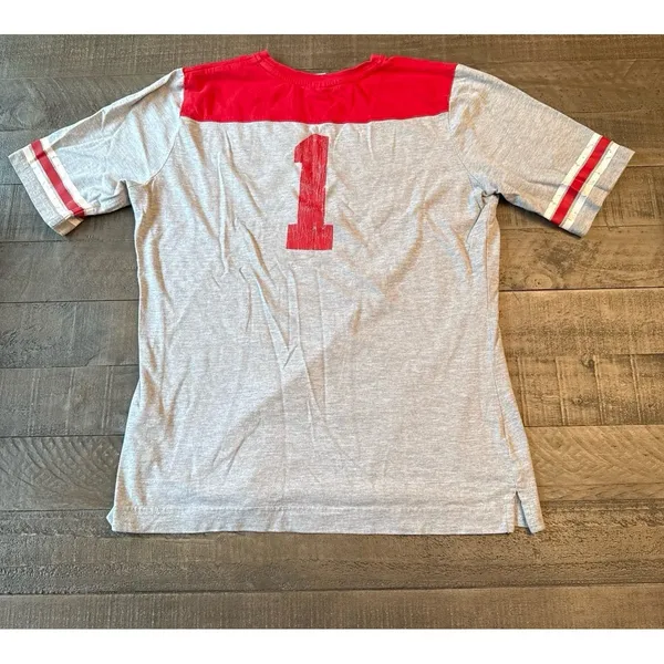 Nike Women's‎ Scarlet Gray "Ohio State" Short Sleeve Tee Size XL - Image 6