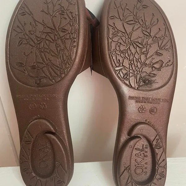 Okal Slides M/L‎ Brown Size 8 - Image 3