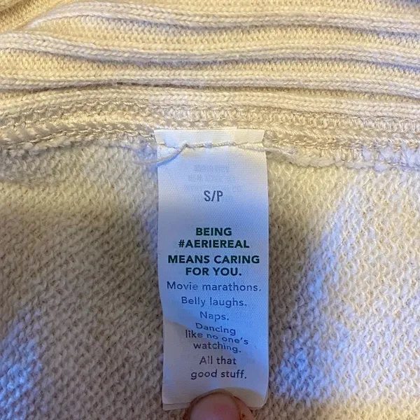 Aerie Cream Oversized Relaxed Sweatshirt - Image 7