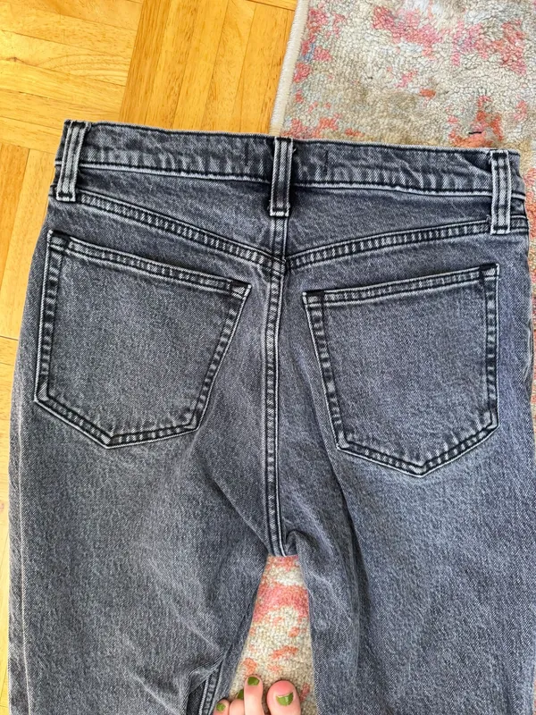 Grey/Black Abercrombie Jeans - Image 7