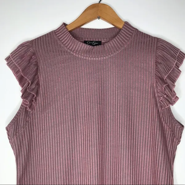 Jessica Simpson ruffled knit top size XL - Image 2