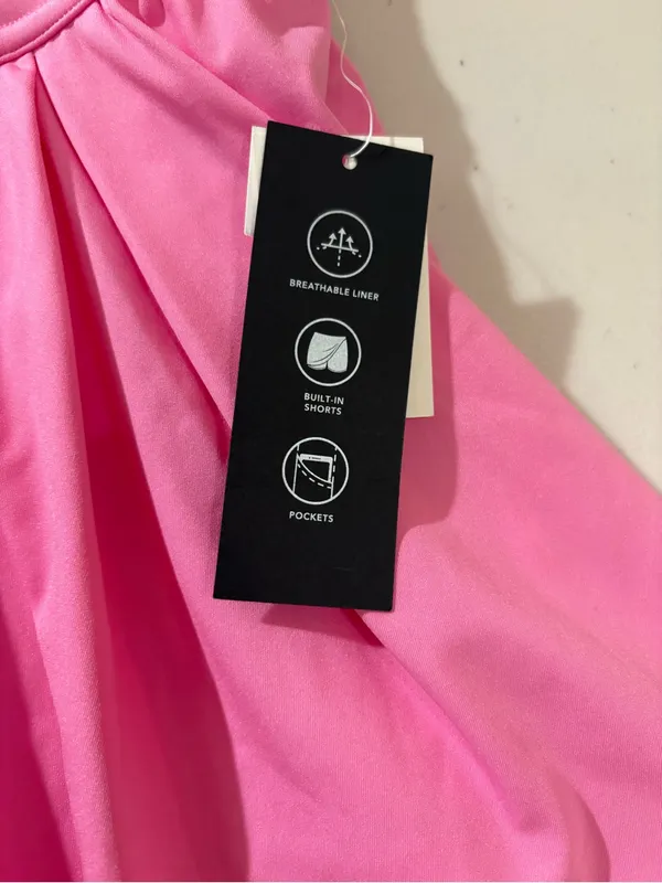 NWT Gilly Hicks Hollister Active Bubble Skortie Pink Size XS - Image 4